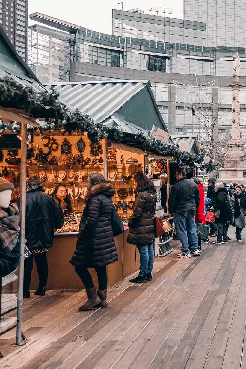 Christmas Market NYC Columbus Circle