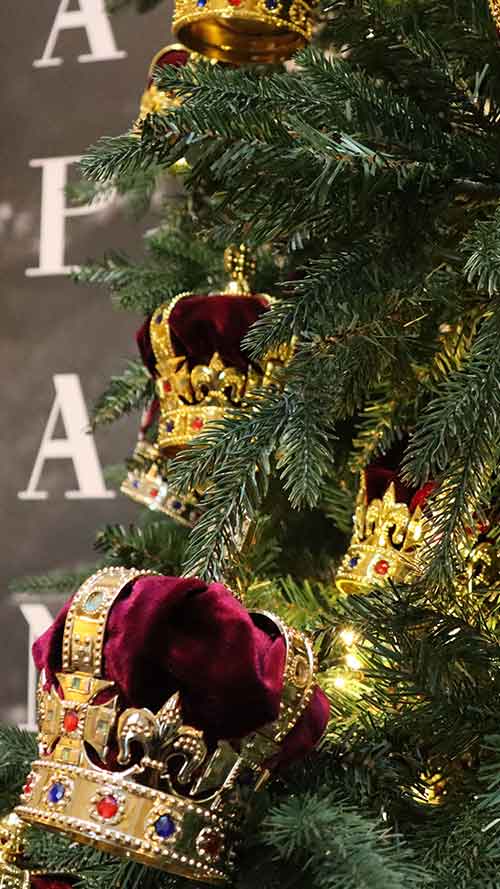 Christmas Tree at Queen's Gallery Buckingham Palace London