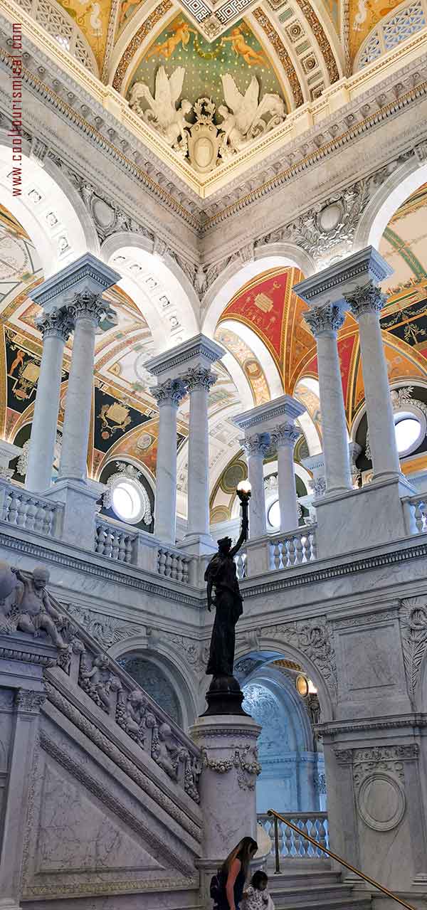 The Great Hall of Library of Congress in Washington DC