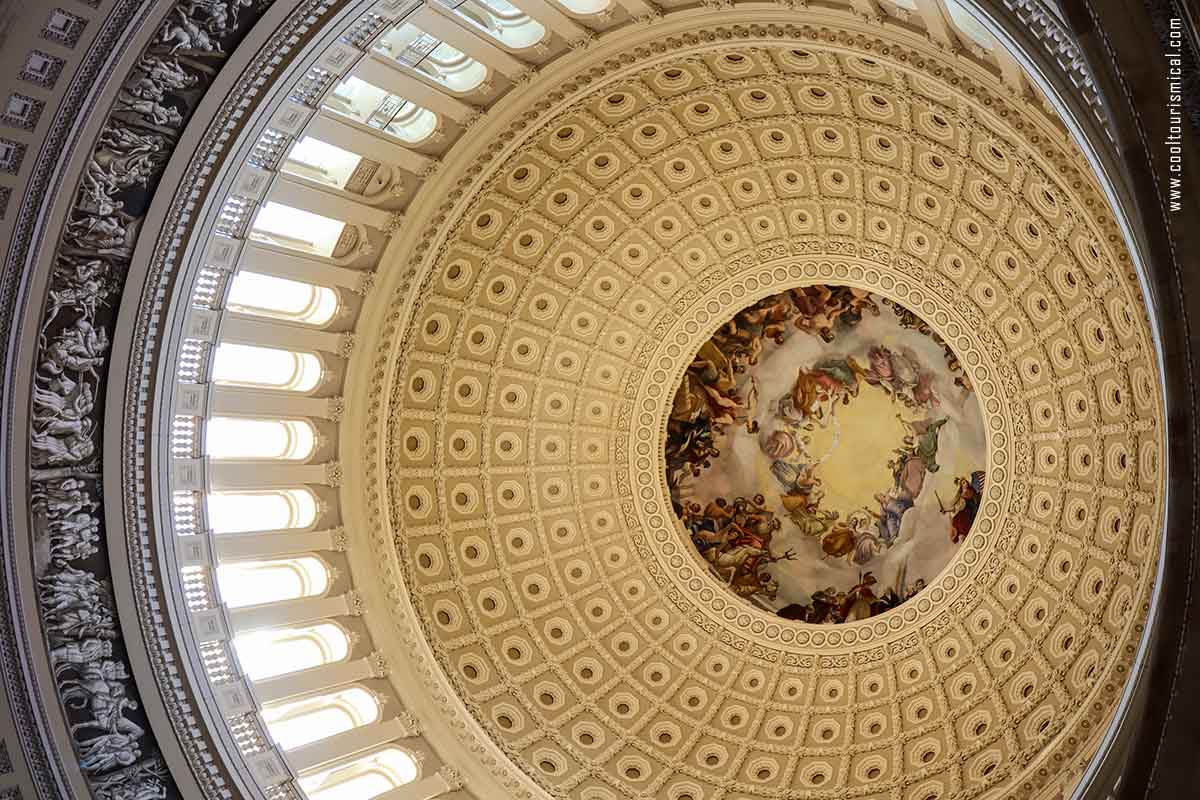 Washington D.C. Capitol Rotunda Dome Ceiling