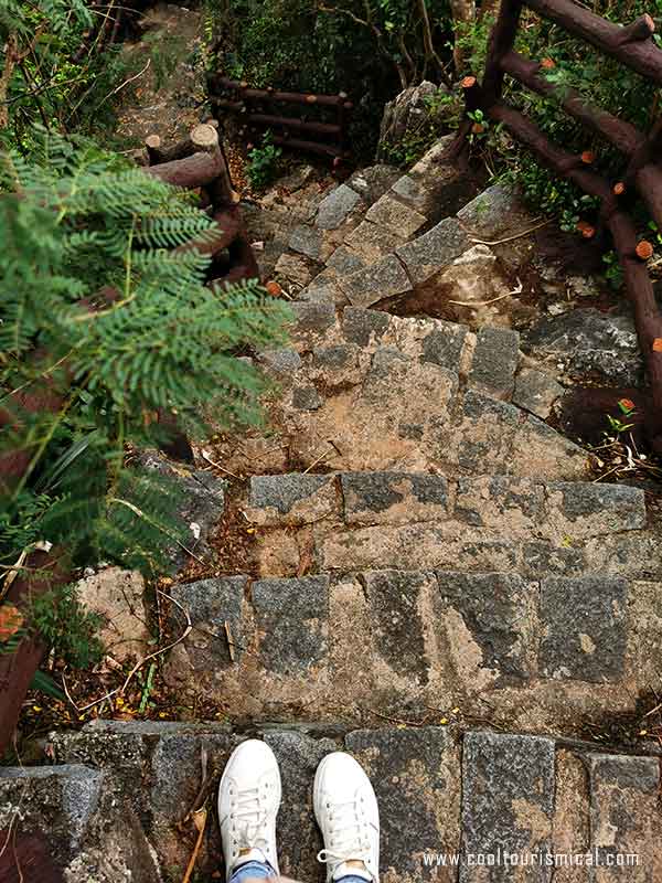 Marble Mountains Stairs Climbing